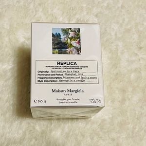 New Replica spring time in a park candle